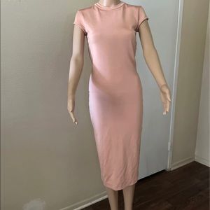 Lights blush pink/nude pencil shape H&M dress size 8